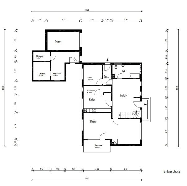 Grundriss Erdgeschoss