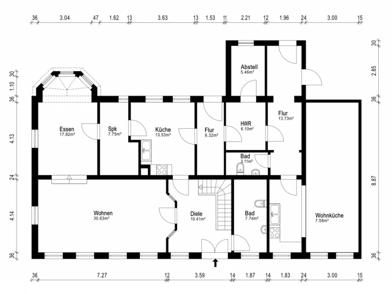 Grundriss Erdgeschoss