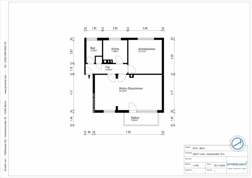 Grundriss Wohnung