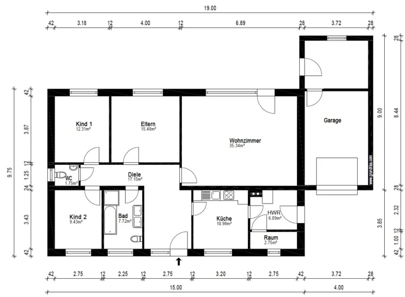 Grundriss EG