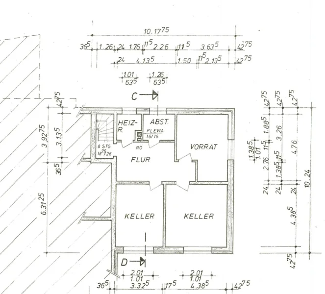 Grundriss Keller