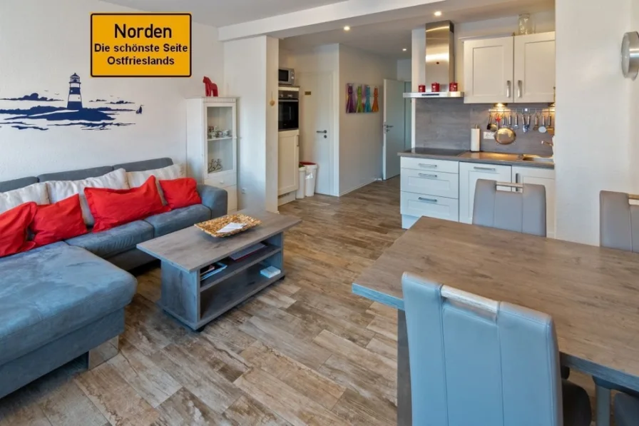7824 Titelbild - Haus kaufen in Norden - Kernsanierte Doppelhaushälfte in bevorzugter Wohnlage von Norden ! Zwischen Stadt und Nordseedeich!