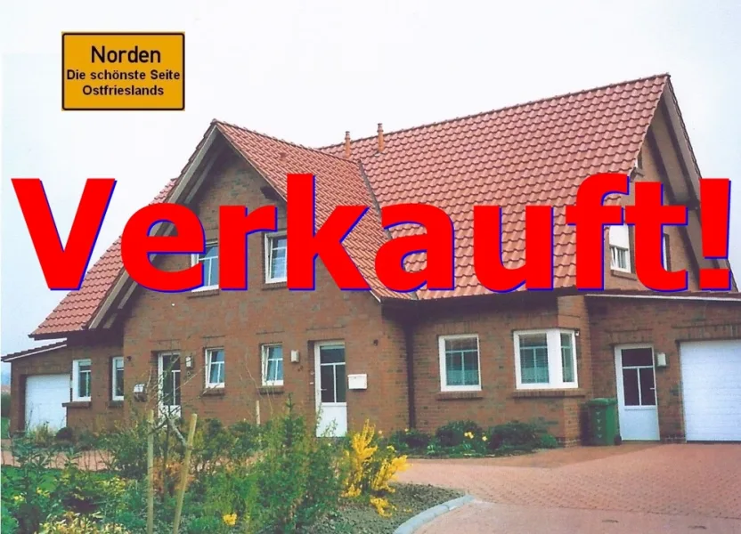 7838 Titelbild verkauft - Haus kaufen in Norden - Aufwendig gebaute Doppelhaushälfte in Best-Lage zwischen Norden und Norddeich!