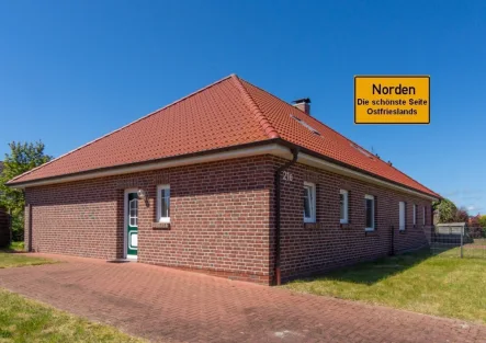 7781 Titelbild - Haus mieten in Norden - Attraktive Doppelhaushälfte in bevorzugter Wohnlage von Norden! Alle Einrichtungen zu ebener Erde!