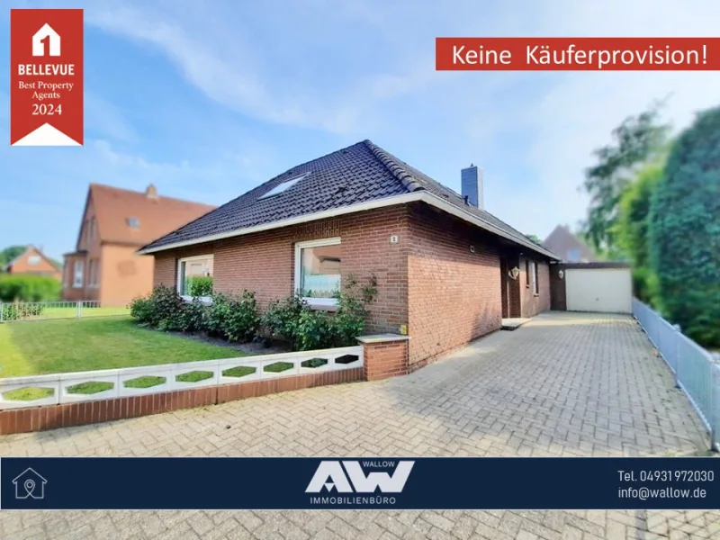 Bild1 - Haus kaufen in Norden - Winkelbungalow in ruhiger Lage von Norden!