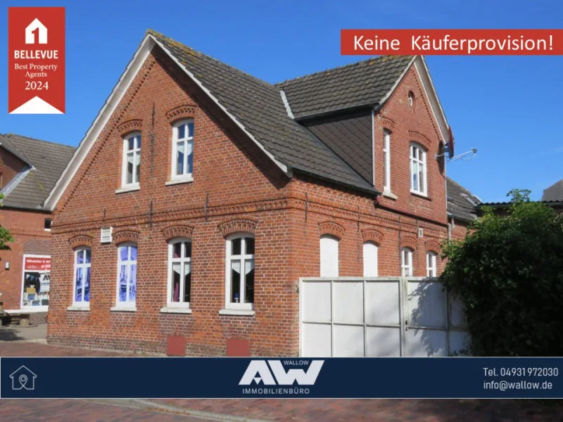 Grundrissskizze OG - Haus kaufen in Dornum - Großes Wohn-/ Geschäftshaus mit Garten inmitten von Dornum mit Garten und Parkplätzen