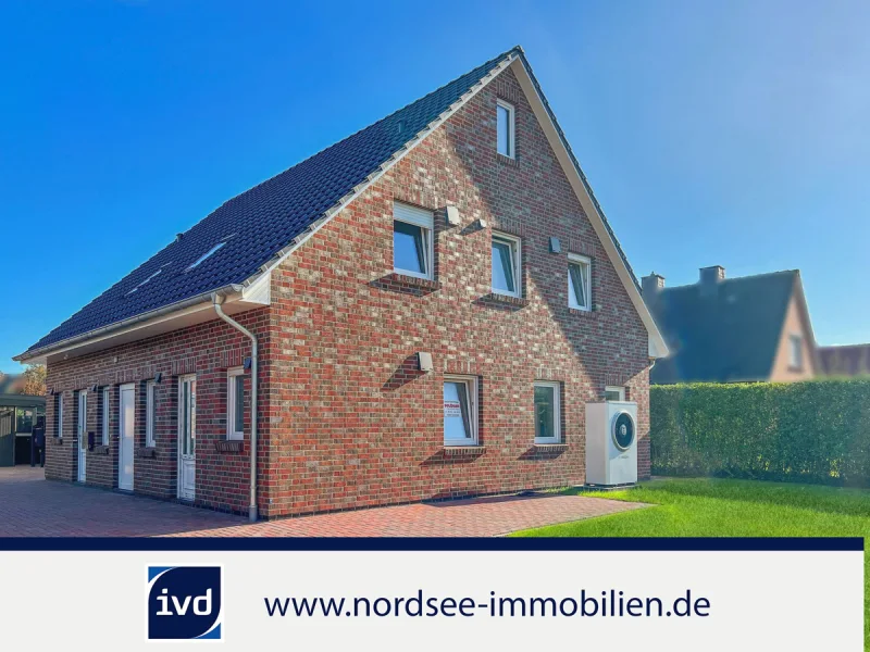 DHH - Haus kaufen in Norden - Neubau Haus KFW40+ mit Photovoltaik + Speicher und Wärmepumpe | Norden n. Norddeich