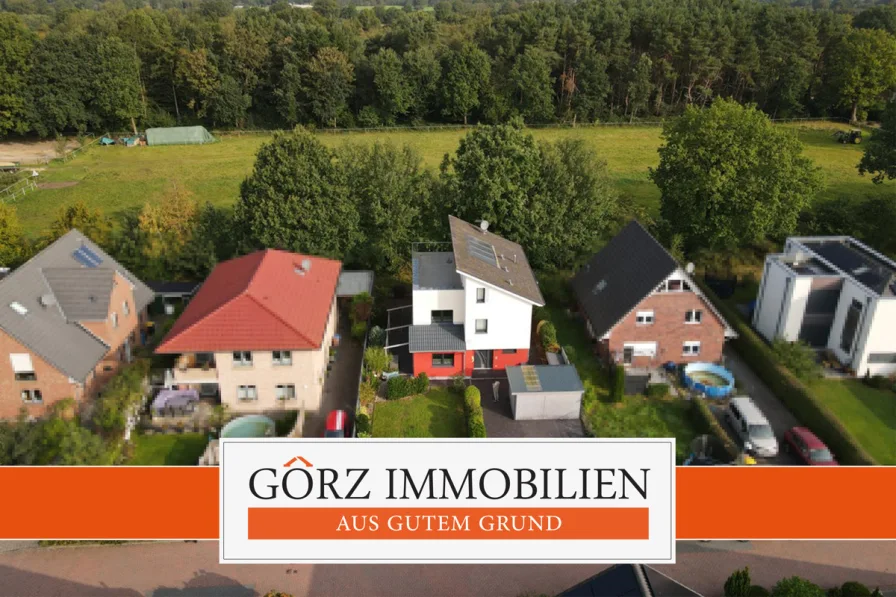  - Haus kaufen in Kummerfeld - Modernes Architektenhaus mit traumhafter Dachterrasse in Feldrandlage - Zweiteilung möglich!