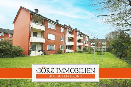  - Wohnung mieten in Norderstedt - Schöne 2,5 Zimmer Erdgeschosswohnung mit Loggia in direkter Stadtparknähe