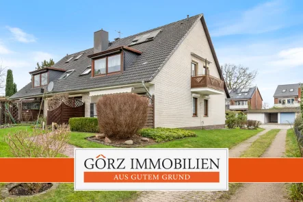  - Wohnung kaufen in Hasloh - Gepflegte Maisonette Wohnung mit 99 m² Wohn- und Nutzfläche - Gartennutzung, eigenem Pavillion,  Gartenhaus, Garage und Carport!