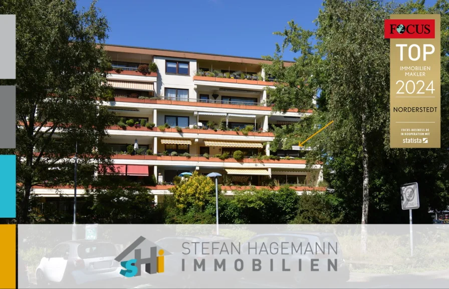 Barrierefreie 3-Zimmerwohnung in Norderstedt Nähe Herold Center i - Wohnung kaufen in Norderstedt - 3 Zi-Wohnung in Norderstedt mit Fahrstuhl, Balkon, Loggia, TiefgarageBARRIEREFREI INS NEUE LEBEN