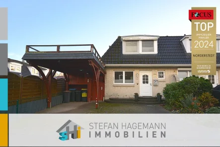 Reihenendhaus in Norderstedt - Haus kaufen in Norderstedt - Endreihenhaus in Norderstedt mit Wintergarten und CarportSAHNESTÜCK IN RUHIGER LAGE