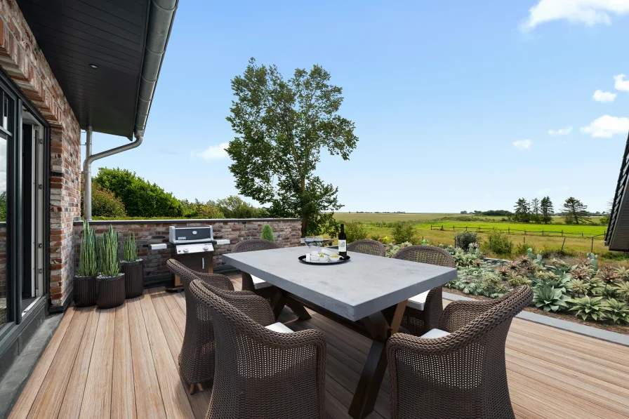 Visualisierung Terrasse - Wohnung kaufen in Nordstrand - ** Residenz am Herrendeich - EG Wohnung 4 **