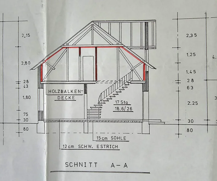 Schnitt/ Wohnhaus