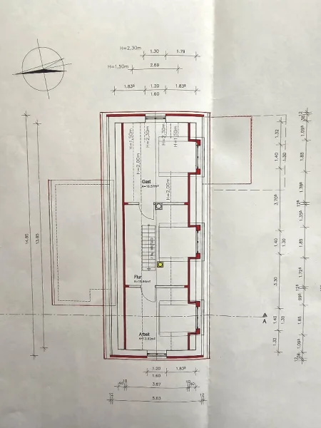 Grundriss DG, neue Planung