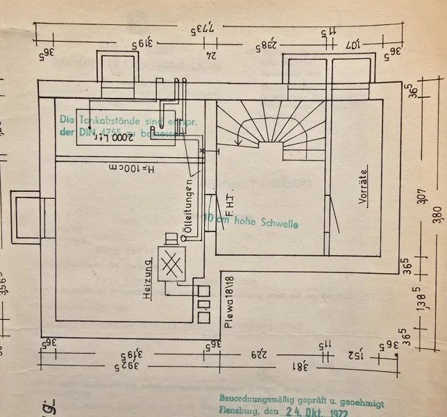 Grundriss Keller.