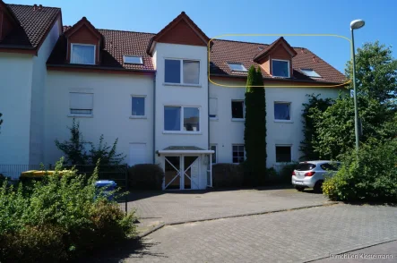 Außenansicht vorne - Wohnung kaufen in Osnabrück - Sonnige 3-Zimmer-Wohnung plus Büro