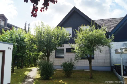 Ansicht  - Haus kaufen in Wallenhorst - Doppelhaushälfte mit Garten in ruhiger Sackgasse