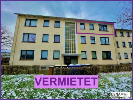 VERMIETET - Wohnung mieten in Osnabrück / Sonnenhügel - Zweizimmer-Apartment in OS-Sonnenhügel