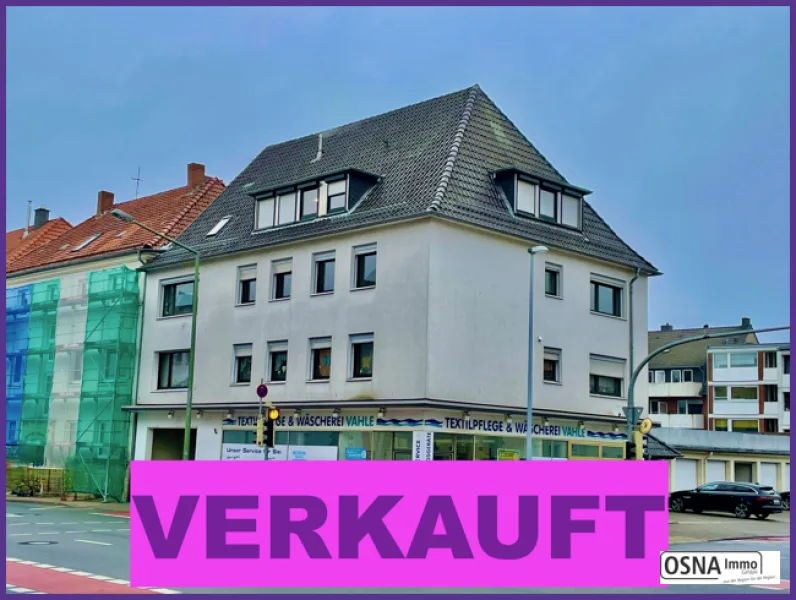 VERKAUFT - Haus kaufen in Osnabrück - Mehrfamilienhaus mit 7 Wohneinheiten und Ladenlokal