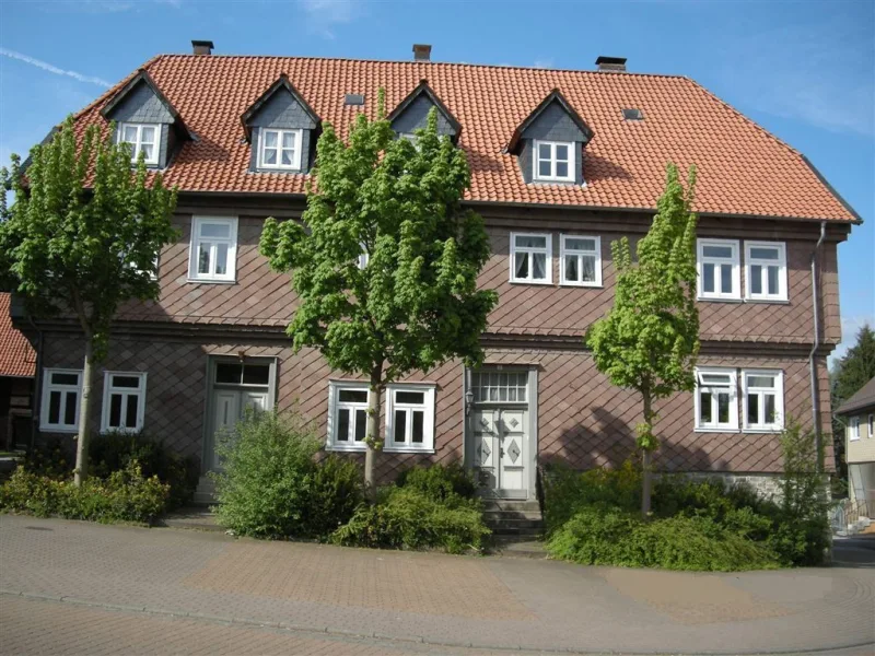 Außenansicht - Haus kaufen in Bad Grund , Harz - *5-Fam.-Landhaus mit Scheune und großem Garten am Harzrand*