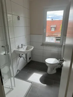 Duschbad - Wohnung mieten in Badenhausen - *Neu sanierte 2-Zi.-Wohnung mit Einbauküche und Garten*