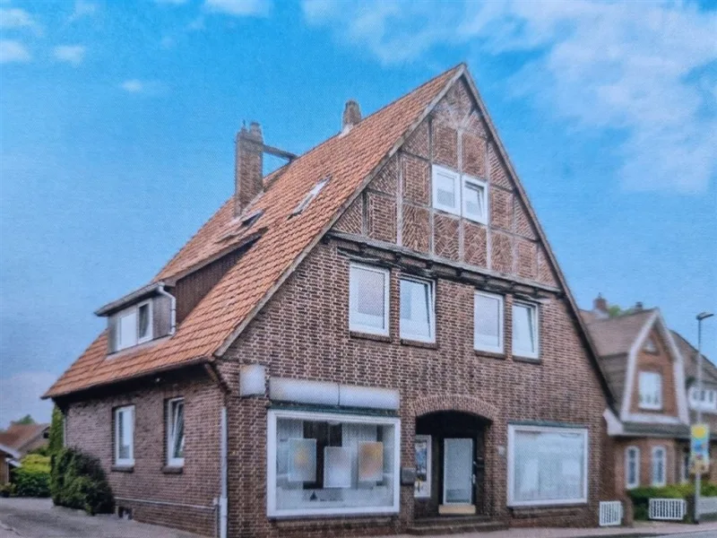 Wohnhaus mit Gewerbe - Haus kaufen in Cadenberge - Wohn-und Geschäftshaus mit vielen Möglichkeiten in Cadenberge