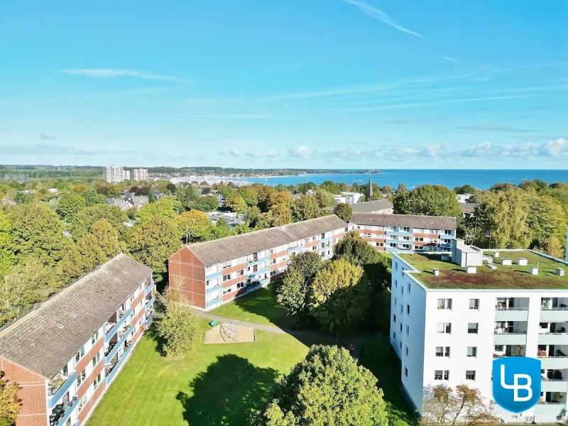 Von oben - Wohnung kaufen in Kiel / Schilksee - Bezugsfreie Wohnung in Ostseenähe steht zum Einzug bereit