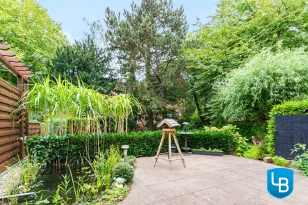 Terrasse - Wohnung kaufen in Kiel - Erdgeschosswohnung im ruhig gelegenen Hinterhaus mit Terrasse und Garten