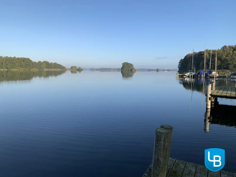 Eine idyllische Landschaft vor der Tür