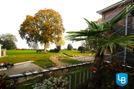 Blick vom Balkon - Wohnung mieten in Dersau - Neuwertige und barrierearme Wohnung mit Balkon und tollem Seeblick