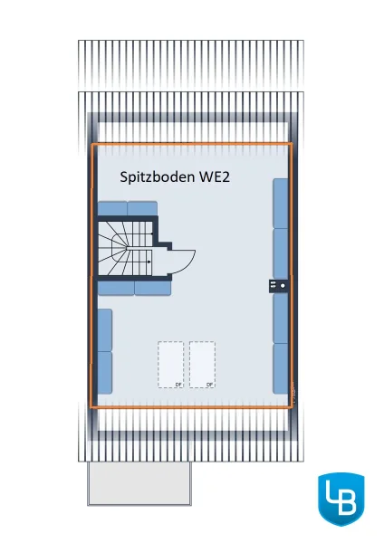 Grundriss Spitzboden 