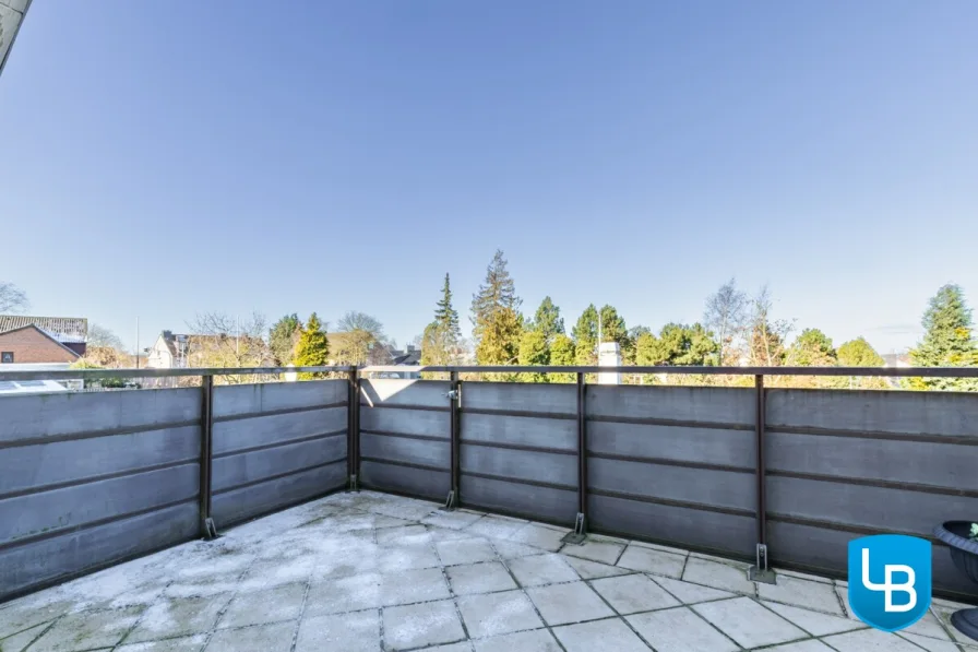 Terrasse mit Blick ins Grüne 