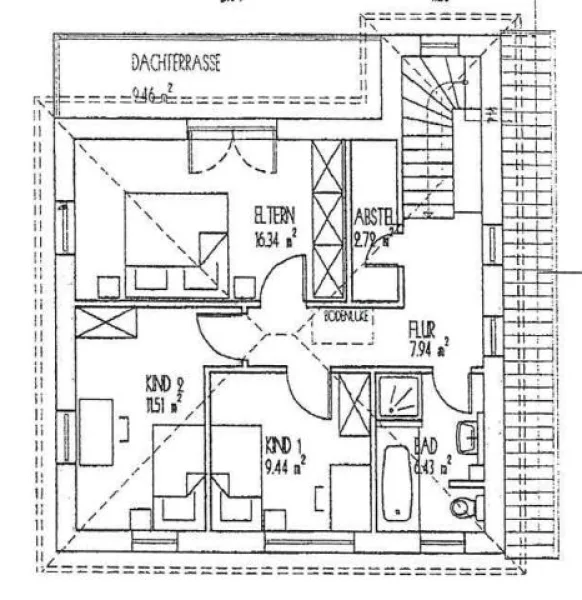 Grundriss Obergeschoss