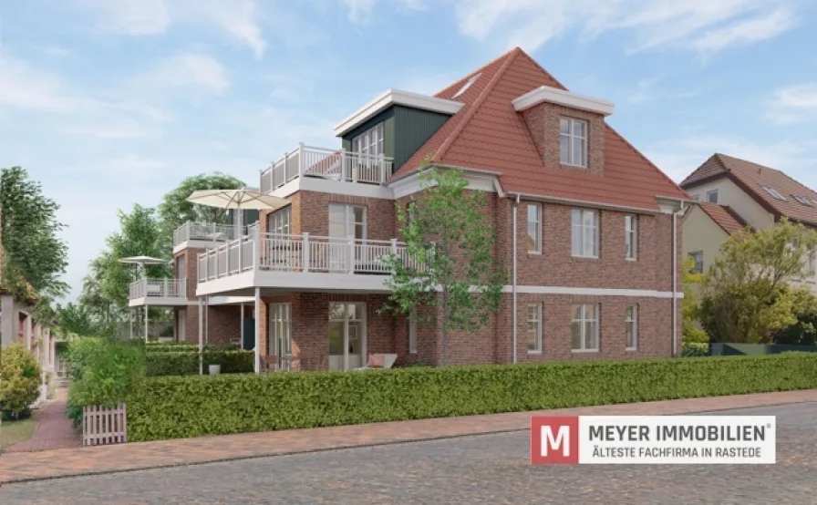 Objektansicht - Haus kaufen in Wangerooge - Ansprechendes Neubauvorhaben mit 10 Wohnungen im Ortskern von Wangerooge (Objekt-Nr.: 6268)