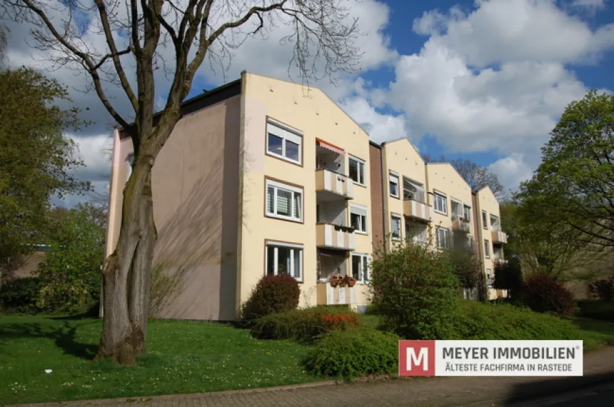 Objektansicht - Wohnung kaufen in Oldenburg - Vermietete Eigentumswohnung mit Balkon in OL-Ohmstede (Objekt-Nr.: 6376)