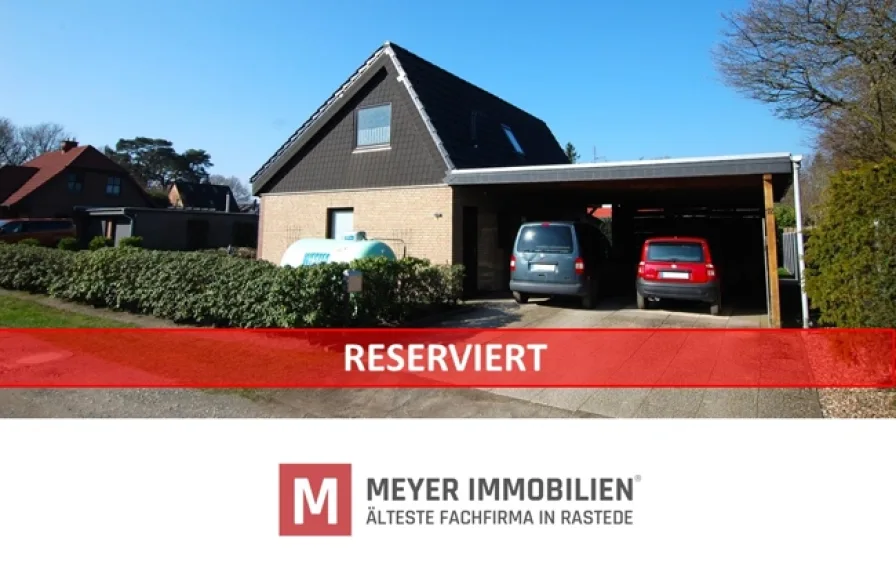 reserviert - Haus kaufen in Wiefelstede - Ferienhaus im Feriengebiete "Ammerland-Oase" in Wiefelstede (Obj.-Nr.: 6374)
