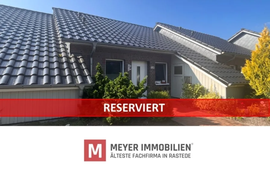 Objektansicht - Haus kaufen in Rastede - Kapitalanleger aufgepasst - Interessantes Reihenmittelhaus auch für spätere Eigennutzung (Obj.-Nr.: 6434)