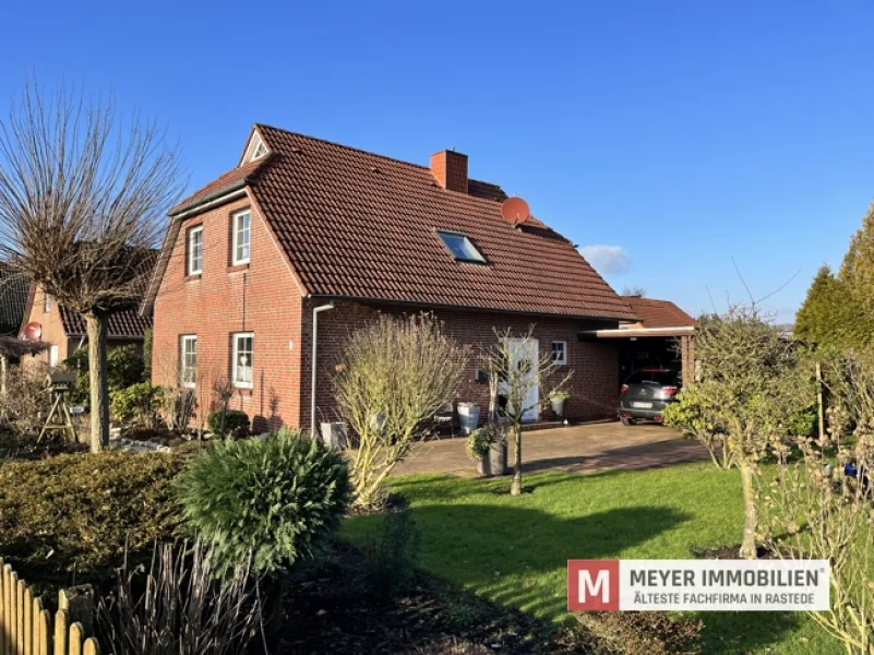 Objektansicht - Haus kaufen in Rastede - Lichtdurchflutetes Einfamilienhaus in Rastede-Kleibrok (Obj.-Nr.: 6485)