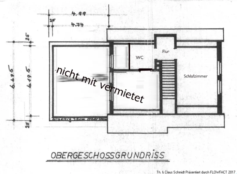 Grundriss Obergeschoss