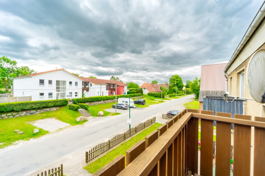 Ausblick vom Balkon