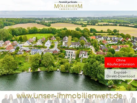 Luftaufnahme - Wohnung kaufen in Scharbeutz / Gronenberg - Entspannen und genießen! Erdgeschoss-Wohnung inkl. Seeblick in Scharbeutz-Gronenberg