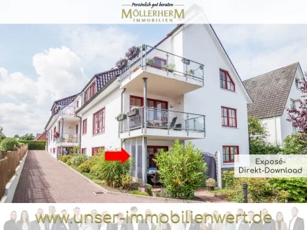 Aufmacher  - Wohnung mieten in Scharbeutz - Schmuckstück an der Küste- Komfortable 3-Zimmer-Wohnung mit Garten in Scharbeutz