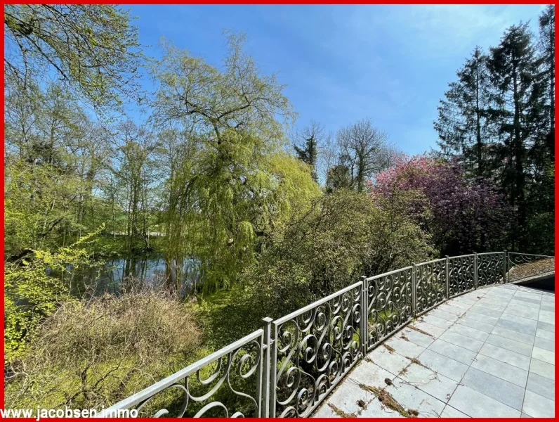 Blick vom Balkon