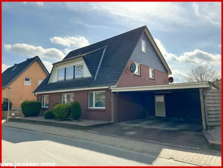 Nordwestansicht - Haus kaufen in Schleswig - Eine Insel für gemeinsames Leben-zwei Familien unter einem Dach-