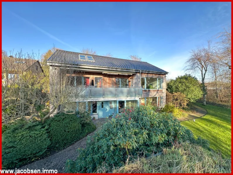 Südansicht  - Haus kaufen in Schleswig - Mit Aussicht zum GenießenImposantes Anwesen - Naturinsel in Zentrumslage