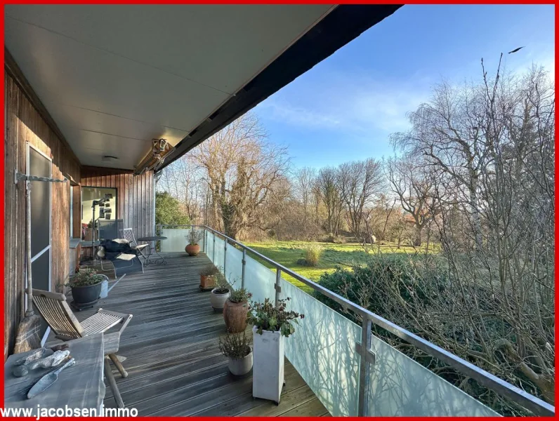 Balkon mit Blick Richtung Südost