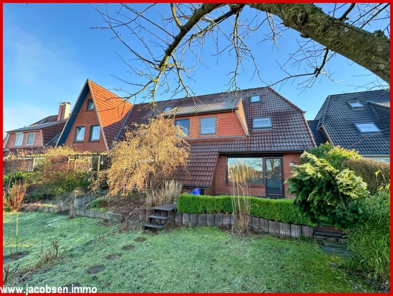 Westansicht - Haus kaufen in Flensburg - Ein Zuhause in Stadtlage mit dörflichem Charakter