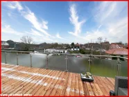 Blick von der Dachterrasse Richtung Westen