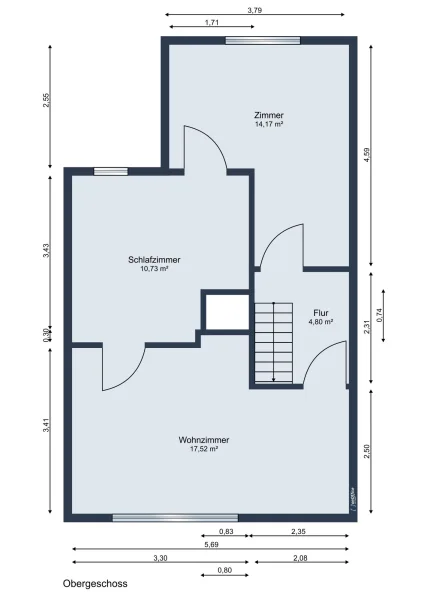 Grundriss Obergeschoss